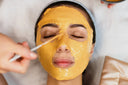 Cosmelan chemical face peel being applied at a top-rated spa in Vancouver, BC—ideal for hyperpigmentation and melasma.